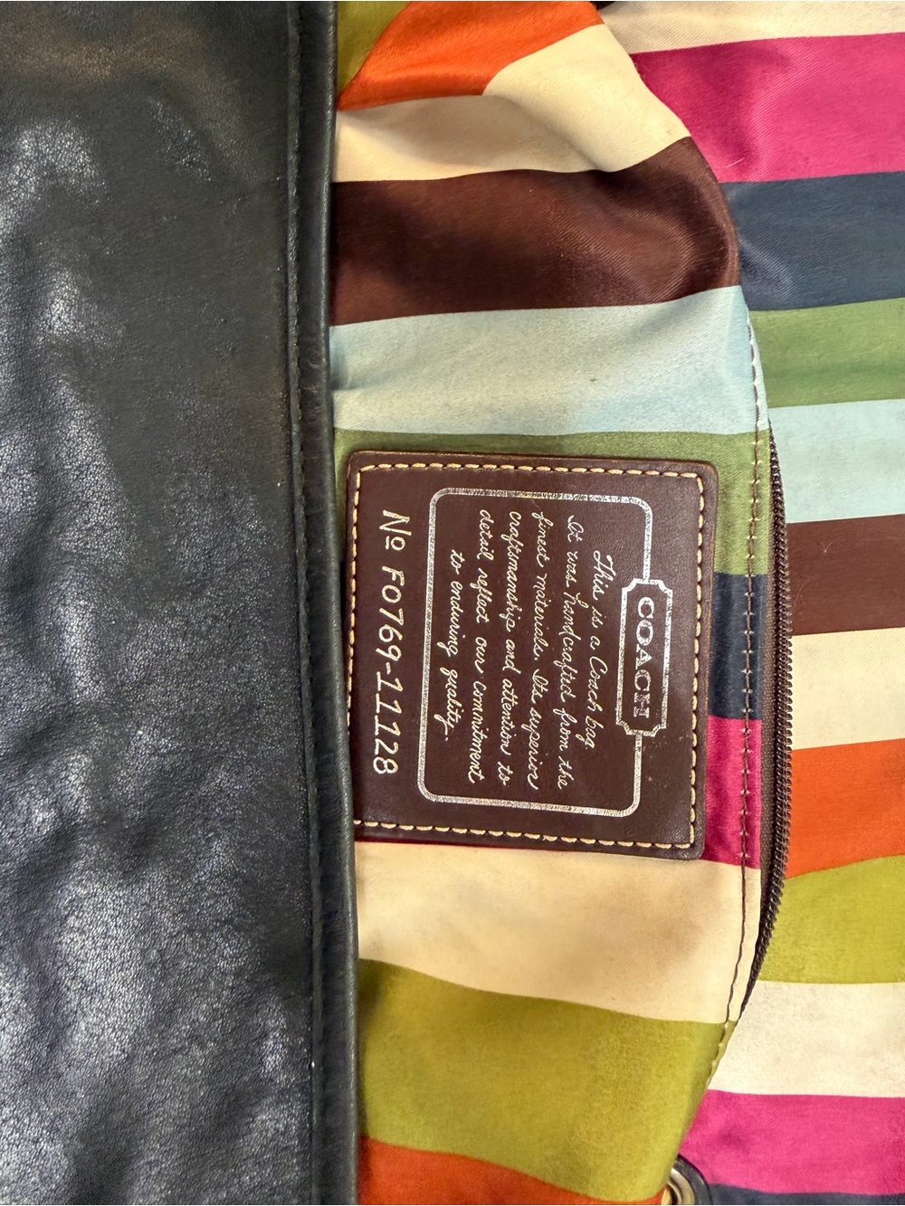 Vintage COACH Leigh 65th
Anniversary Legacy Shoulder
Bag - Picture 4 of 10